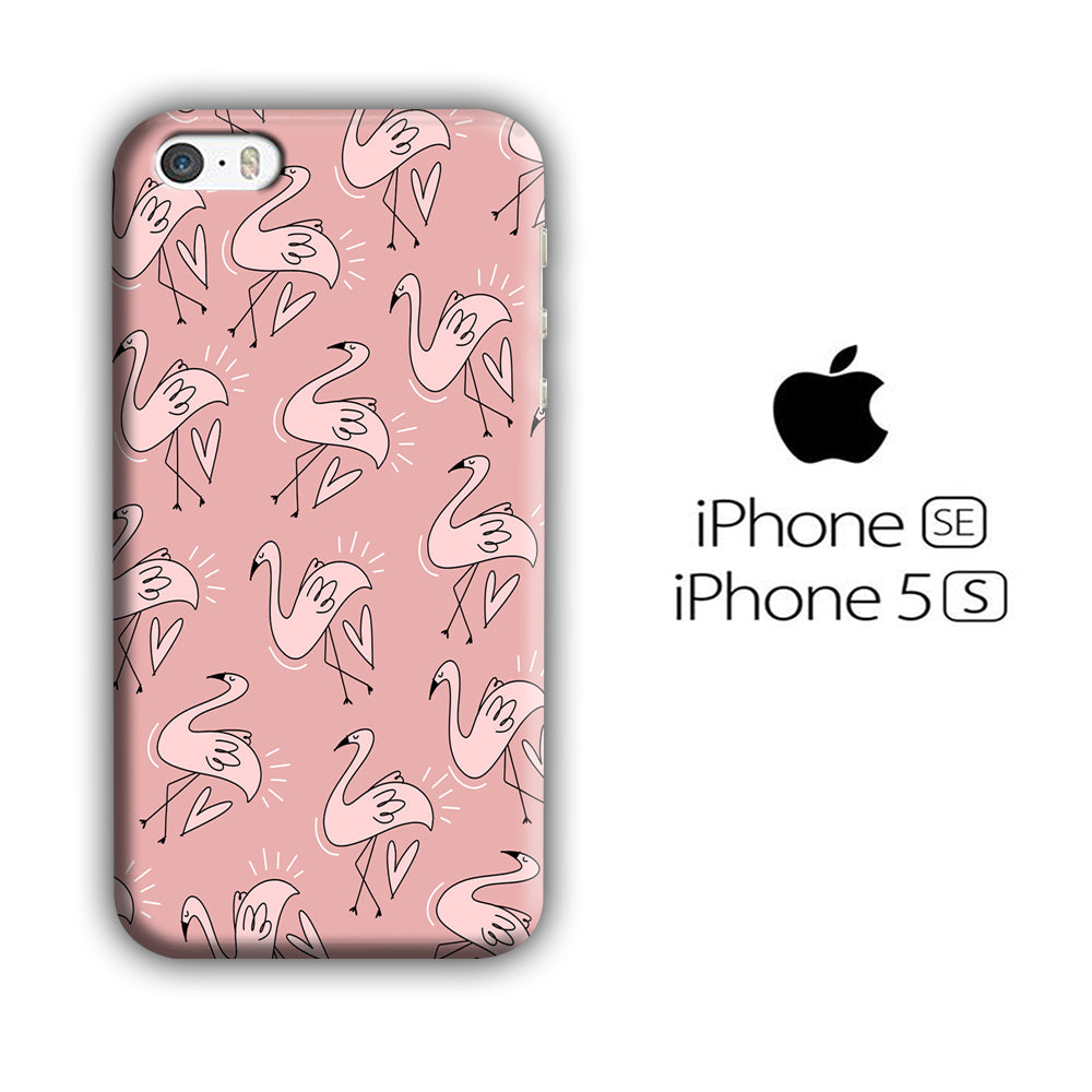 Flamingo Cartoon iPhone 5 | 5s 3D Case
