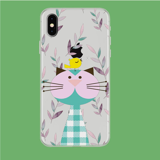Flanel Style of My Pets iPhone Xs Max Clear Case