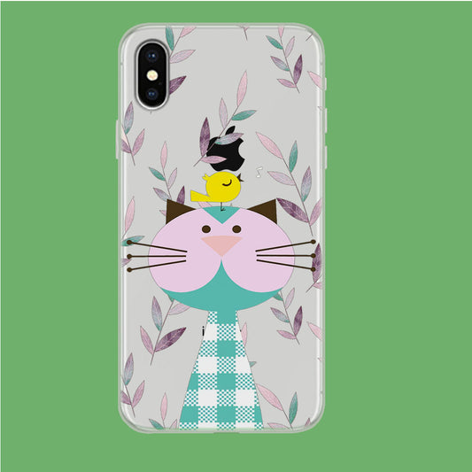 Flanel Style of My Pets iPhone X Clear Case