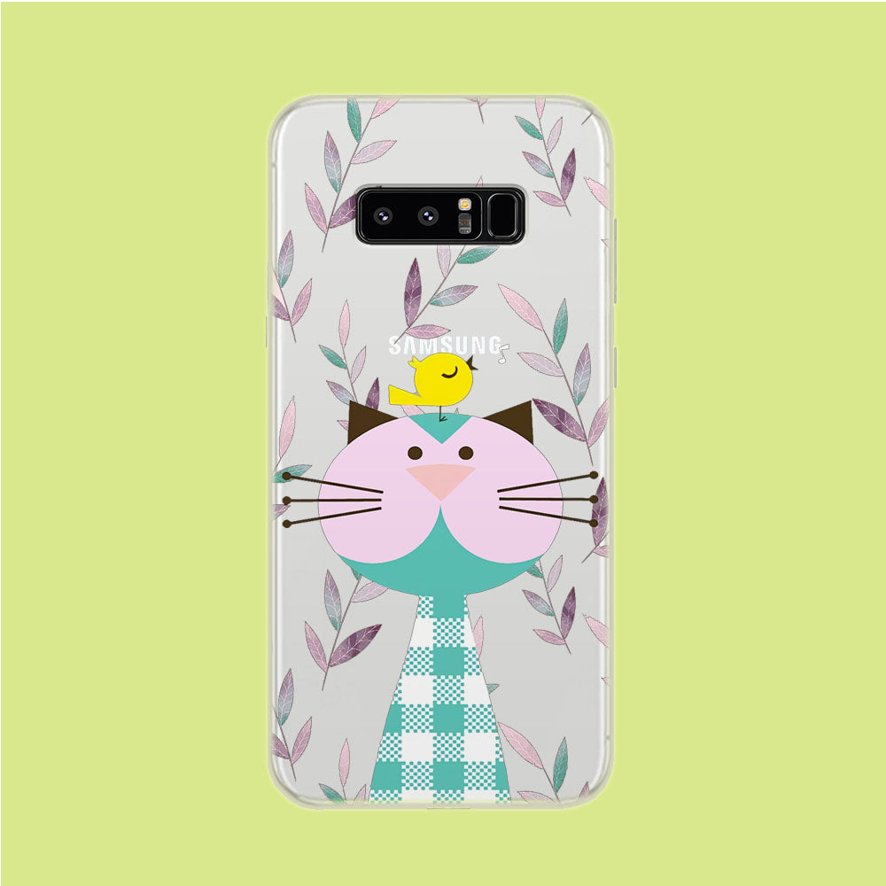 Flanel Style of My Pets Samsung Galaxy Note 8 Clear Case
