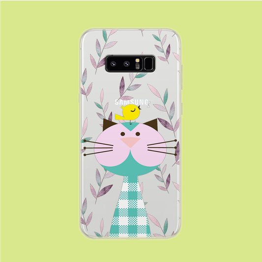 Flanel Style of My Pets Samsung Galaxy Note 8 Clear Case