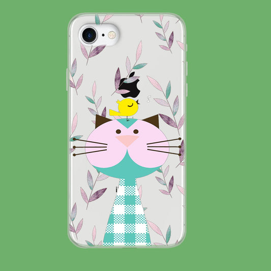 Flanel Style of My Pets iPhone 8 Clear Case