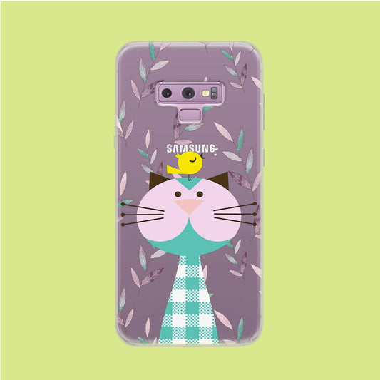 Flanel Style of My Pets Samsung Galaxy Note 9 Clear Case