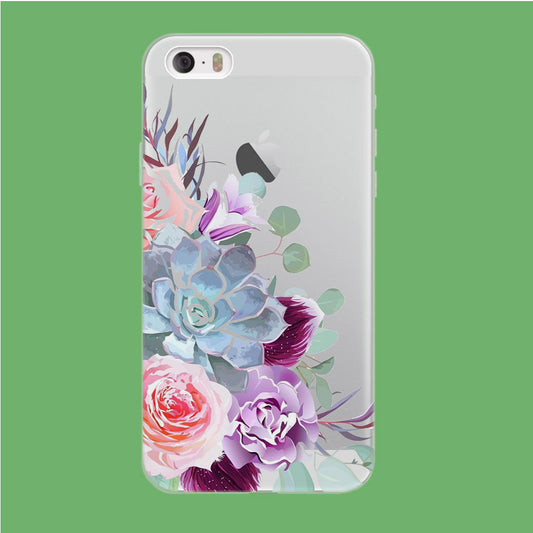 Flower Bucket Art iPhone 5 | 5s Clear Case