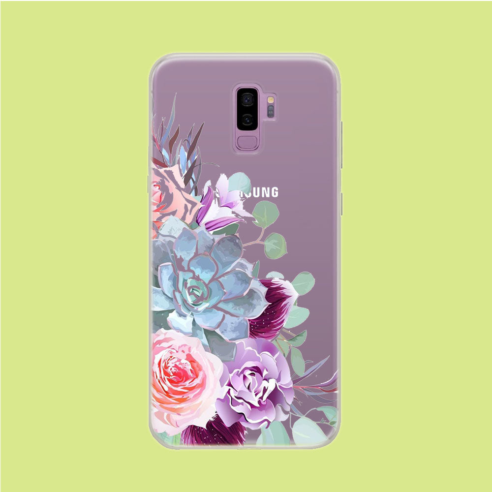 Flower Bucket Art Samsung Galaxy S9 Plus Clear Case