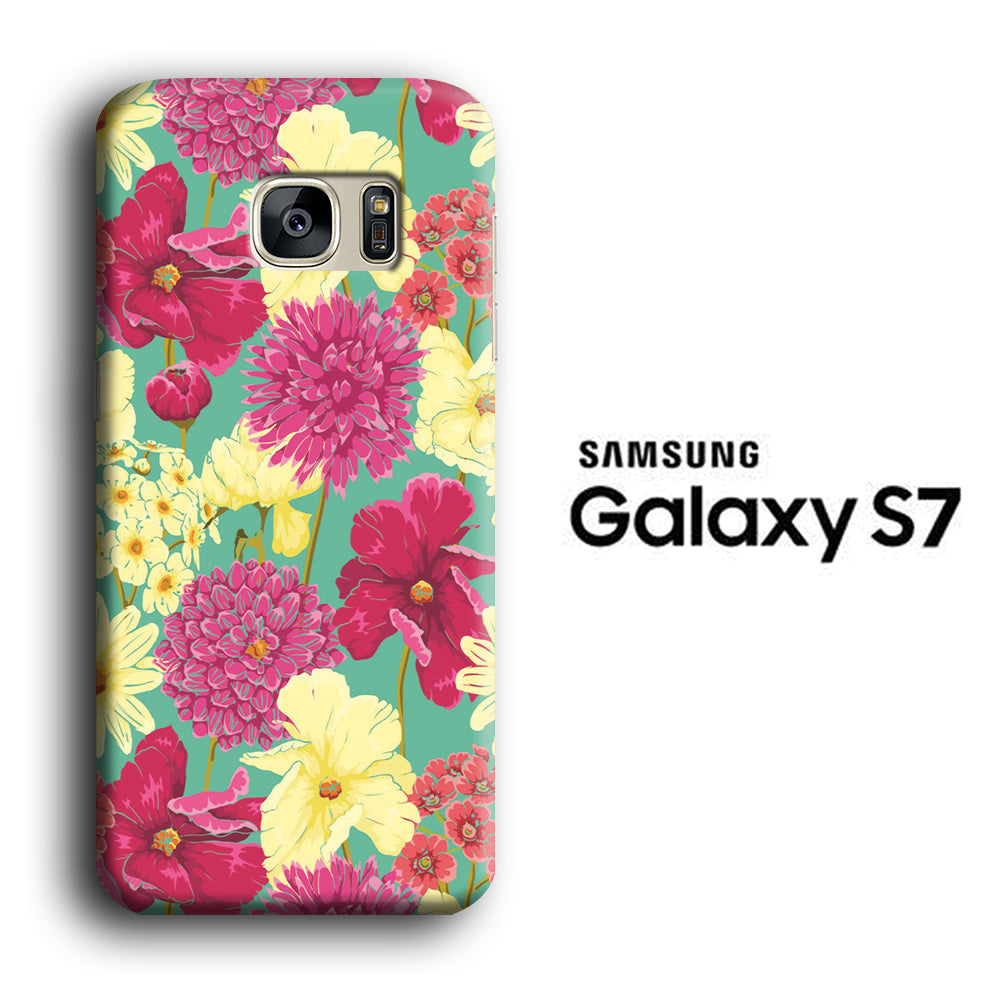 Flower Fervor Samsung Galaxy S7 3D Case