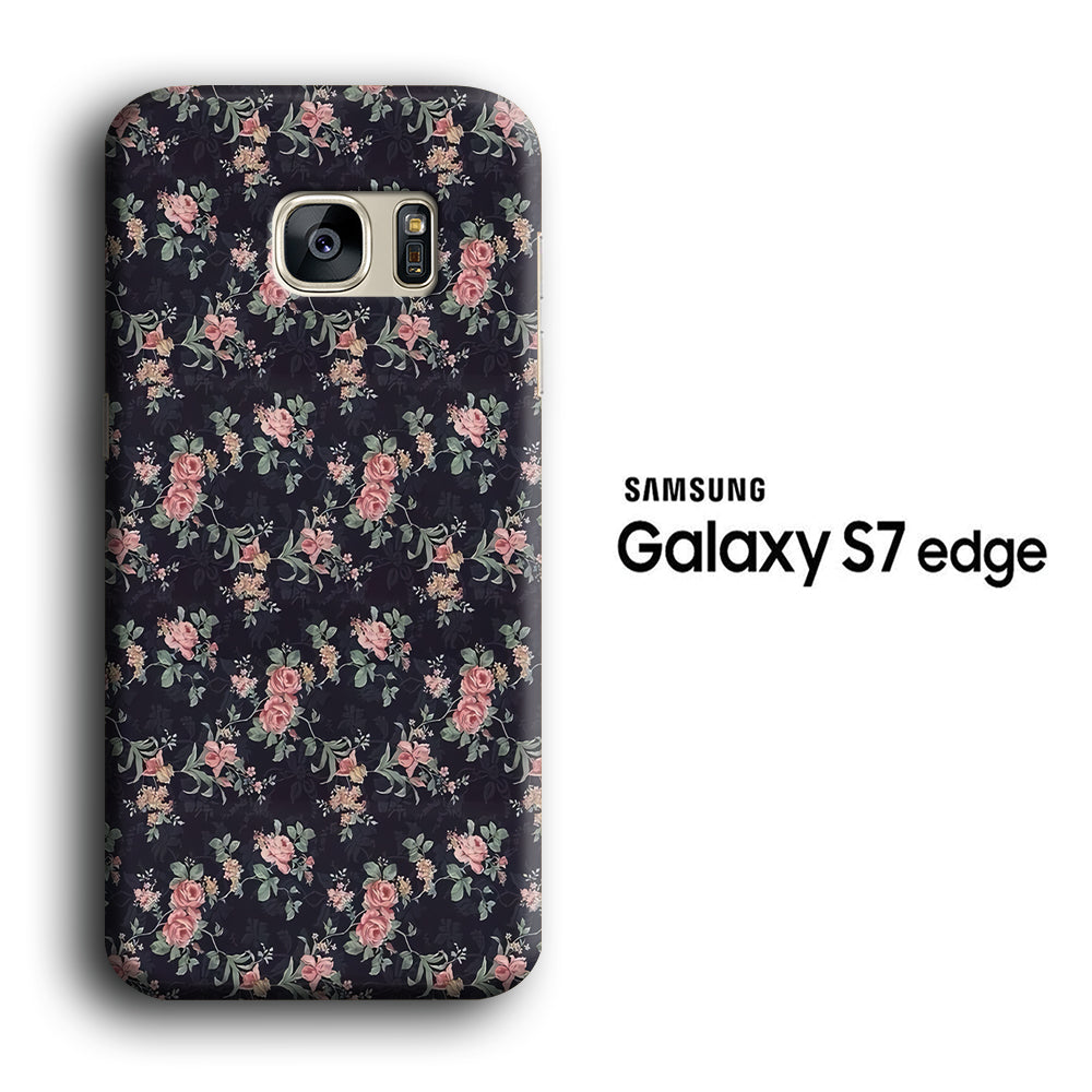 Flower Tiny Patern 002 Samsung Galaxy S7 Edge 3D Case