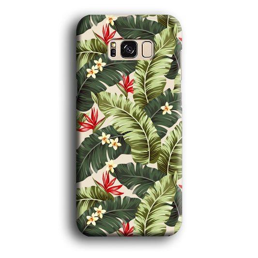 Flower Tropical Sense Samsung Galaxy S8 3D Case