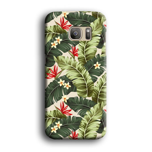 Flower Tropical Sense Samsung Galaxy S7 Edge 3D Case