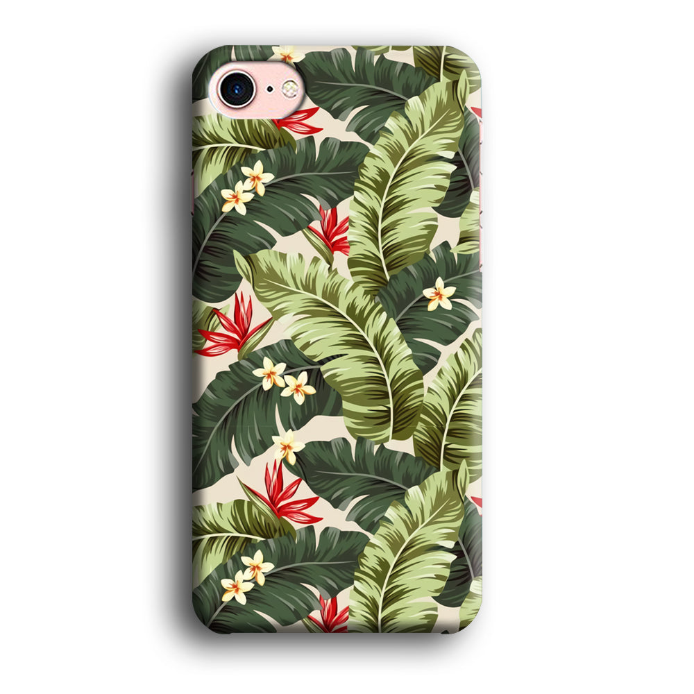 Flower Tropical Sense iPhone 7 3D Case