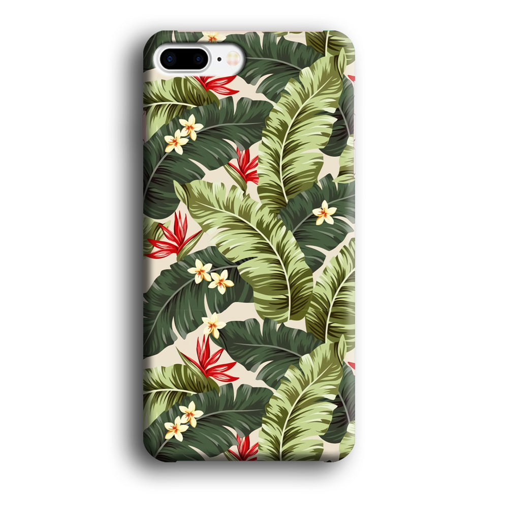 Flower Tropical Sense iPhone 7 Plus 3D Case
