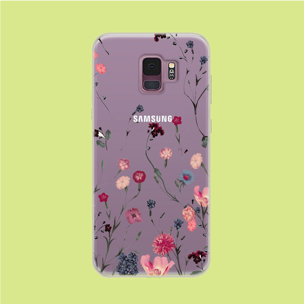 Flowering Grass Samsung Galaxy S9 Clear Case