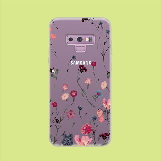 Flowering Grass Samsung Galaxy Note 9 Clear Case