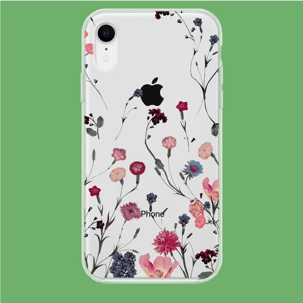 Flowering Grass iPhone XR Clear Case