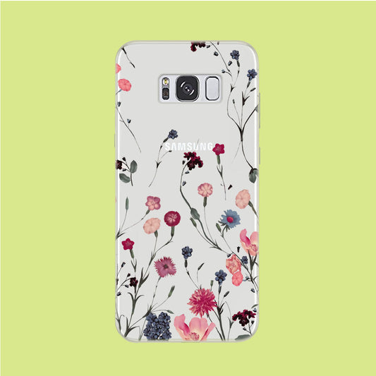 Flowering Grass Samsung Galaxy S8 Clear Case