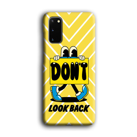 Follow Your Way and Don't Look Back Samsung Galaxy S20 3D Case