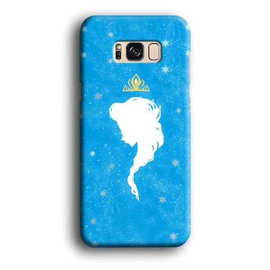 Frozen Elsa on Silhouette Samsung Galaxy S8 3D Case