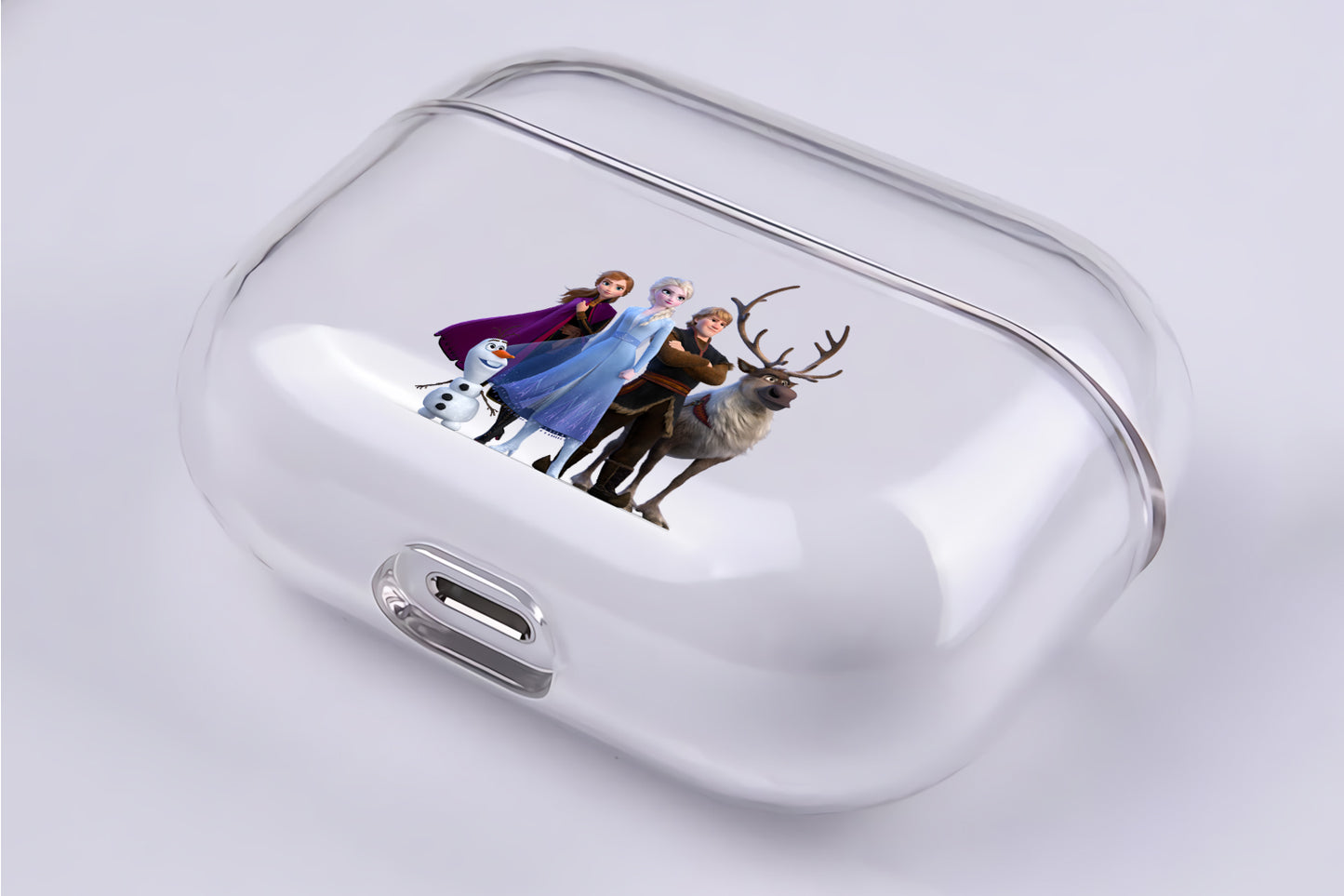 Frozen Majestic Braveness Protective Clear Case Cover For Apple Airpod Pro