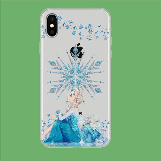 Frozen Mind Blowing iPhone X Clear Case