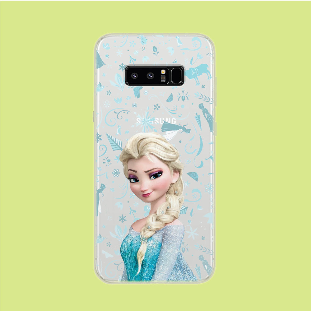 Frozen The Snow Queen Samsung Galaxy Note 8 Clear Case