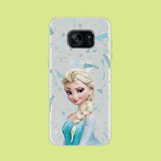 Frozen The Snow Queen Samsung Galaxy S7 Edge Clear Case