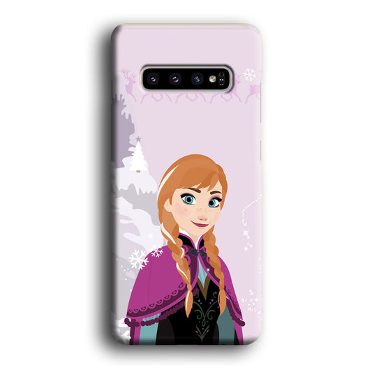 Frozen Winter with Ana Samsung Galaxy S10 3D Case