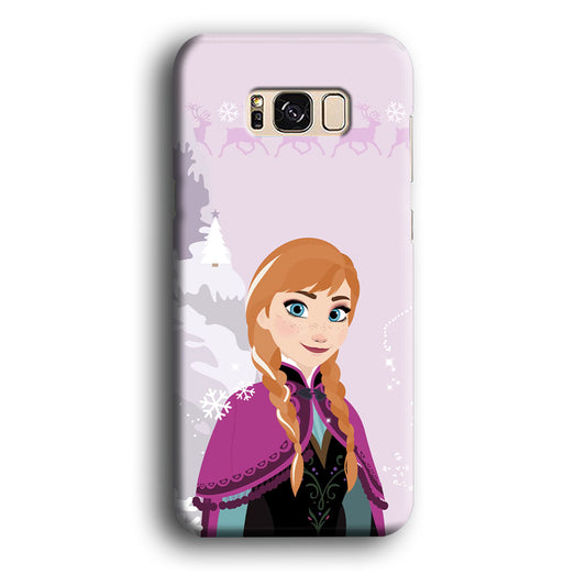 Frozen Winter with Ana Samsung Galaxy S8 3D Case