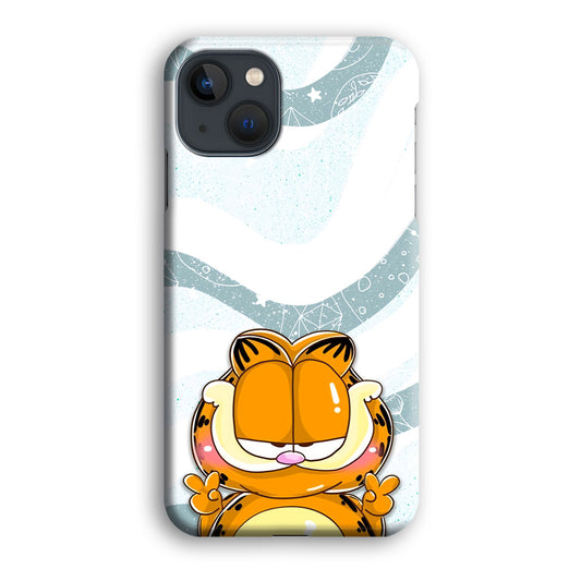 Garfield Finger of Peace iPhone 13 3D Case