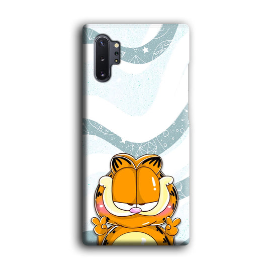Garfield Finger of Peace Samsung Galaxy Note 10 Plus 3D Case