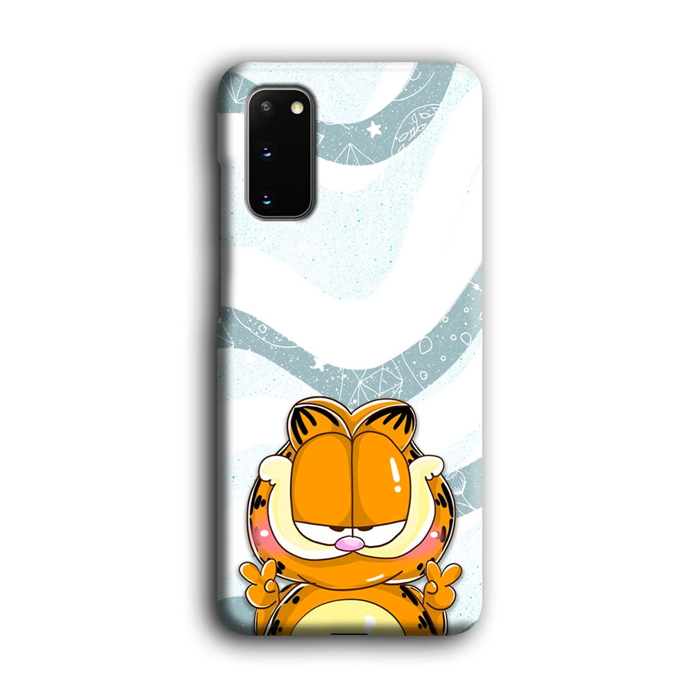 Garfield Finger of Peace Samsung Galaxy S20 3D Case
