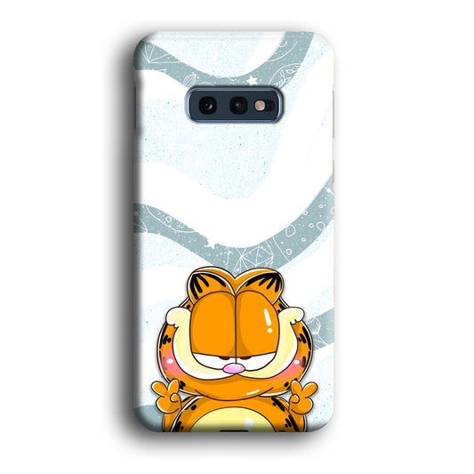 Garfield Finger of Peace Samsung Galaxy S10E 3D Case