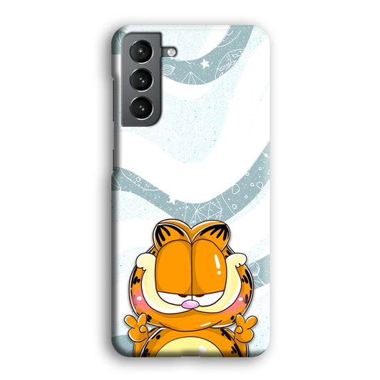 Garfield Finger of Peace Samsung Galaxy S21 3D Case