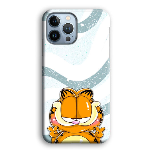 Garfield Finger of Peace iPhone 13 Pro Max 3D Case