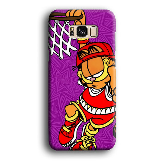 Garfield Slam Dunk Samsung Galaxy S8 3D Case