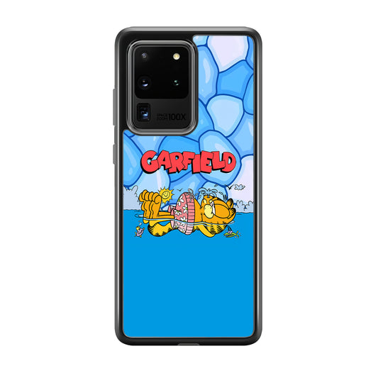 Garfield Swimming at Pool Samsung Galaxy S20 Ultra Case