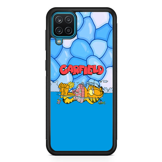 Garfield Swimming at Pool Samsung Galaxy A12 Case