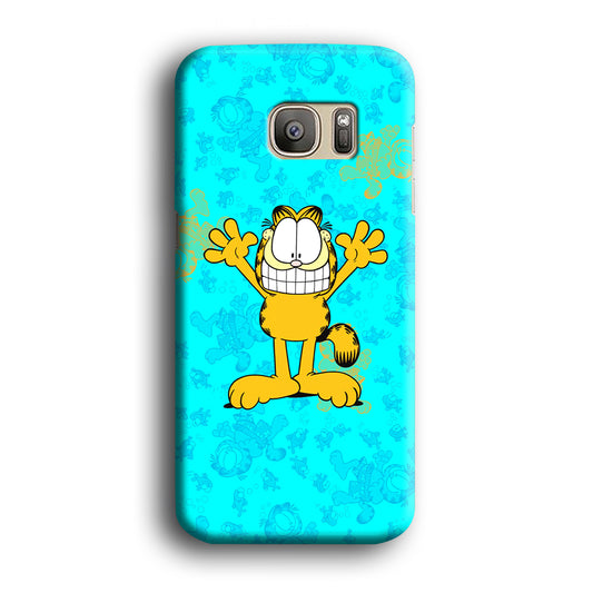 Garfield Big Smile Samsung Galaxy S7 Edge 3D Case