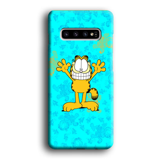 Garfield Big Smile Samsung Galaxy S10 3D Case
