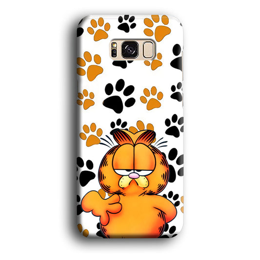 Garfield Lazy face Samsung Galaxy S8 3D Case