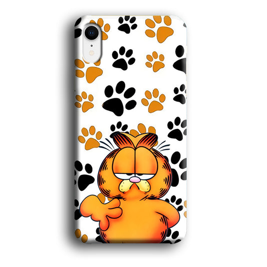 Garfield Lazy face iPhone XR 3D Case