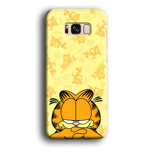 Garfield Thinking Seriously Samsung Galaxy S8 Plus 3D Case