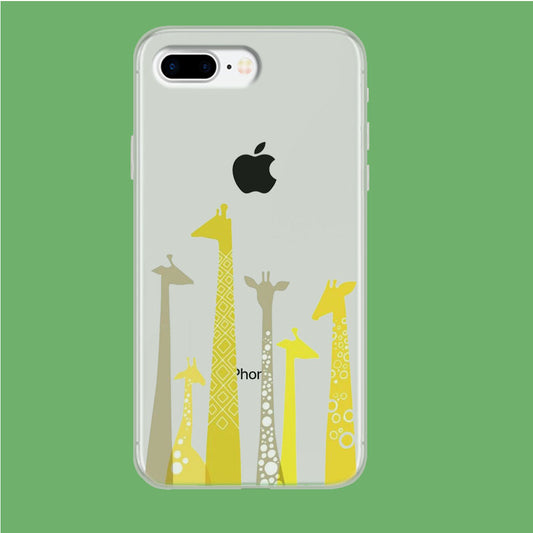 Giraffe, The Long Neck iPhone 8 Plus Clear Case
