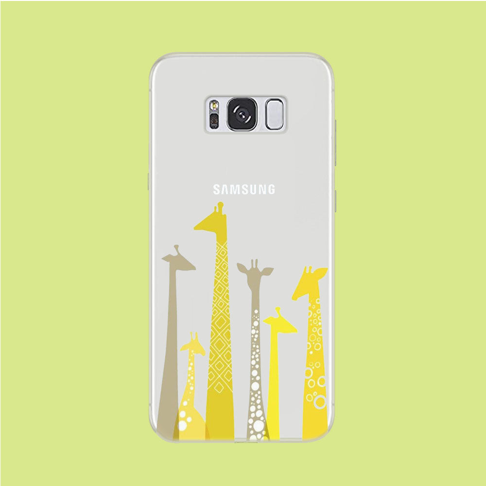 Giraffe, The Long Neck Samsung Galaxy S8 Clear Case