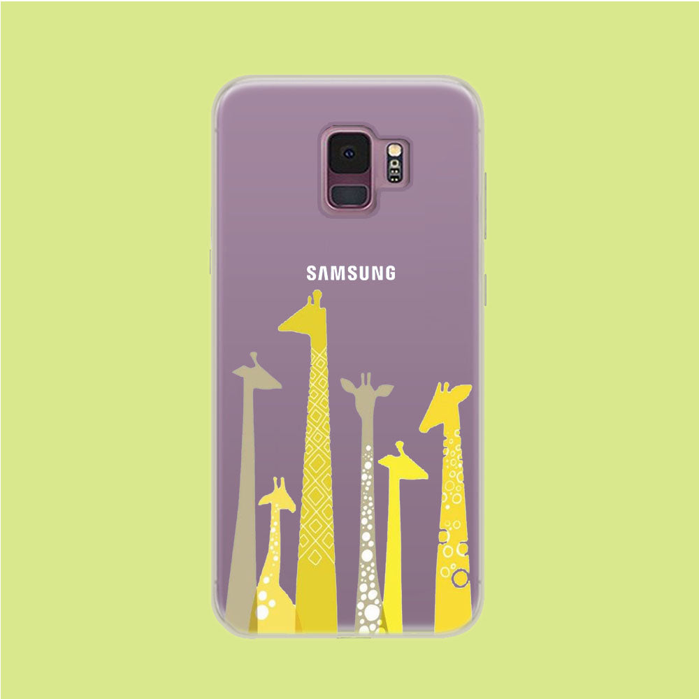 Giraffe, The Long Neck Samsung Galaxy S9 Clear Case