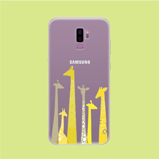 Giraffe, The Long Neck Samsung Galaxy S9 Plus Clear Case