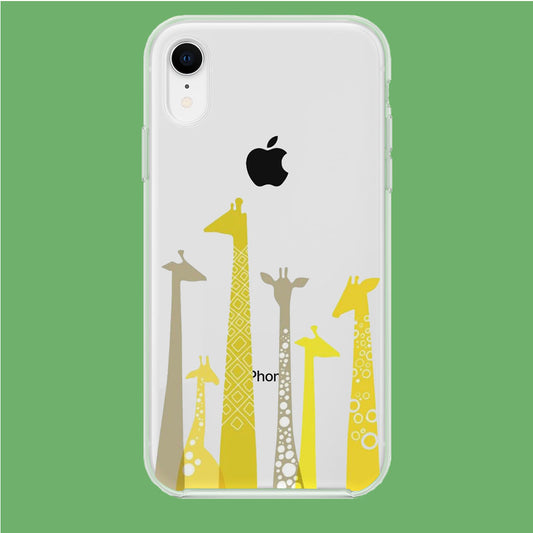 Giraffe, The Long Neck iPhone XR Clear Case