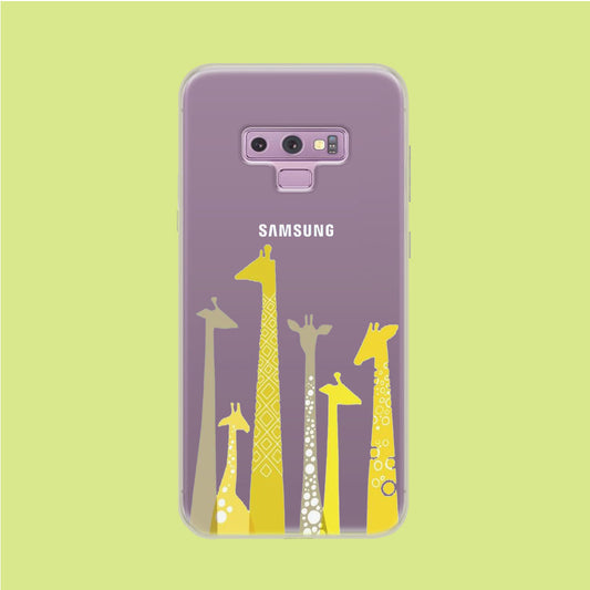 Giraffe, The Long Neck Samsung Galaxy Note 9 Clear Case