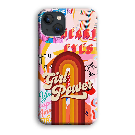 Girl Power Splash iPhone 13 3D Case
