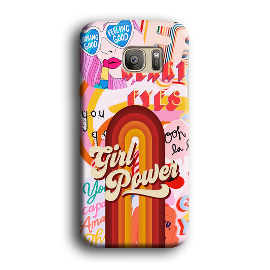 Girl Power Splash Samsung Galaxy S7 Edge 3D Case
