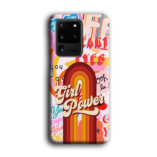 Girl Power Splash Samsung Galaxy S20 Ultra 3D Case